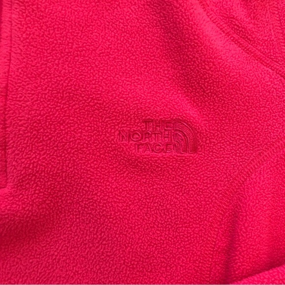 The North Face Red Fleece Half Zip Polartec Sweater - Picture 5 of 13